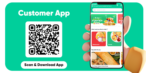 Multi Purpose - Food, Grocery, Fish-Meat, Pharmacy, Flower, Courier(Parcel) Delivery | 6 IN 1 Apps - 10