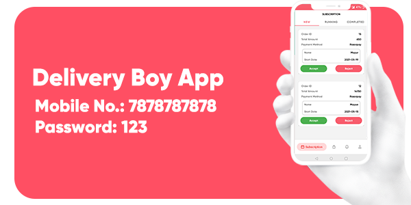 Dairy Products, Grocery, Daily Milk Delivery Mobile App with Subscription | Customer & Delivery App - 6