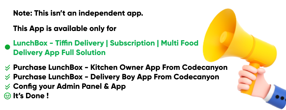 LunchBox - Delivery Boy App | Delivery App | Tiffin Delivery Service App - 2