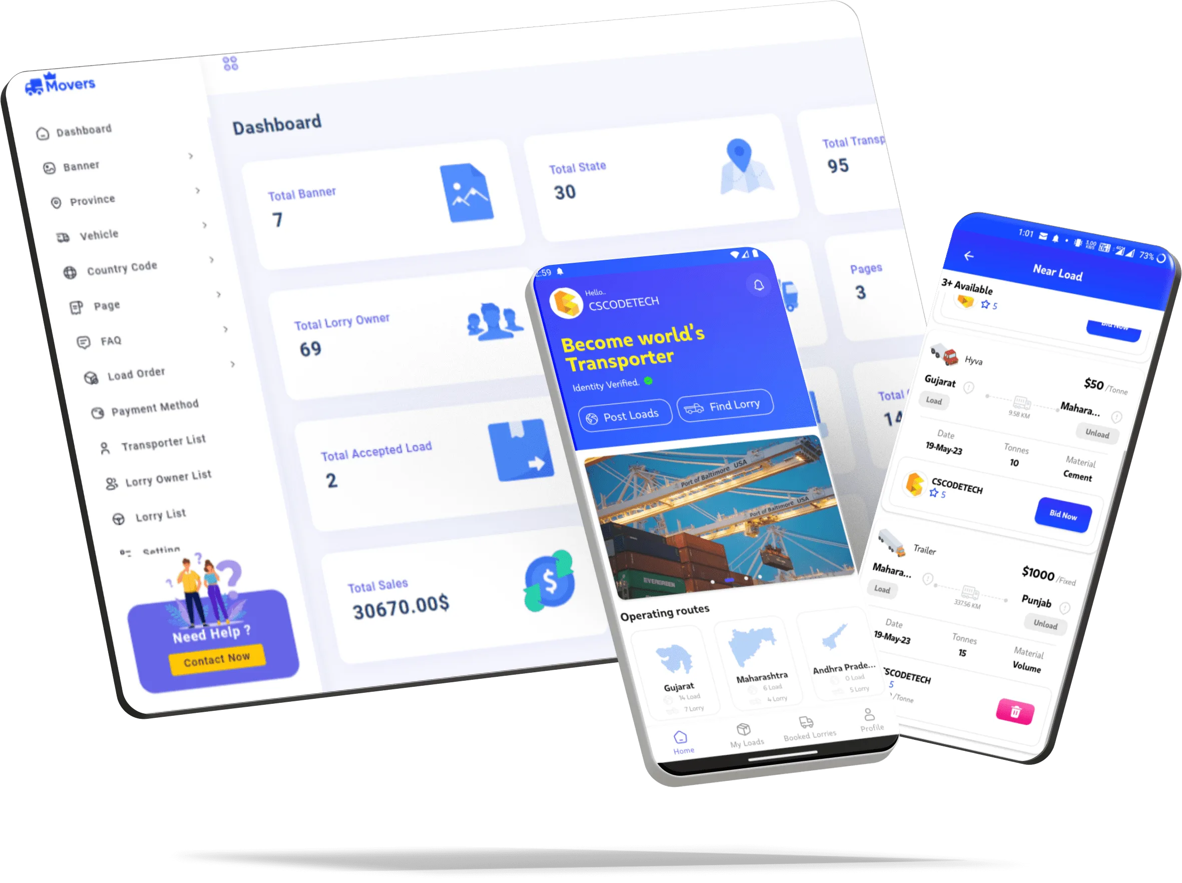 Truck Booking App Development Ready In 2 Days hero preview