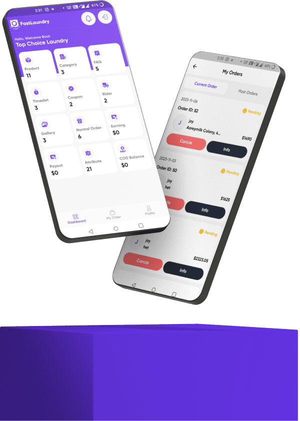 Leading Multi-Vendor Laundry Booking App