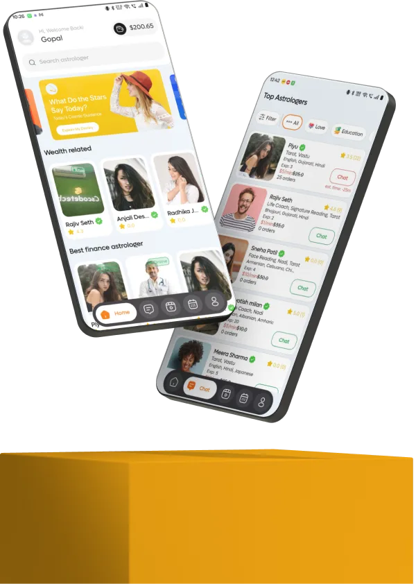 Astrology AI consultation customer app preview