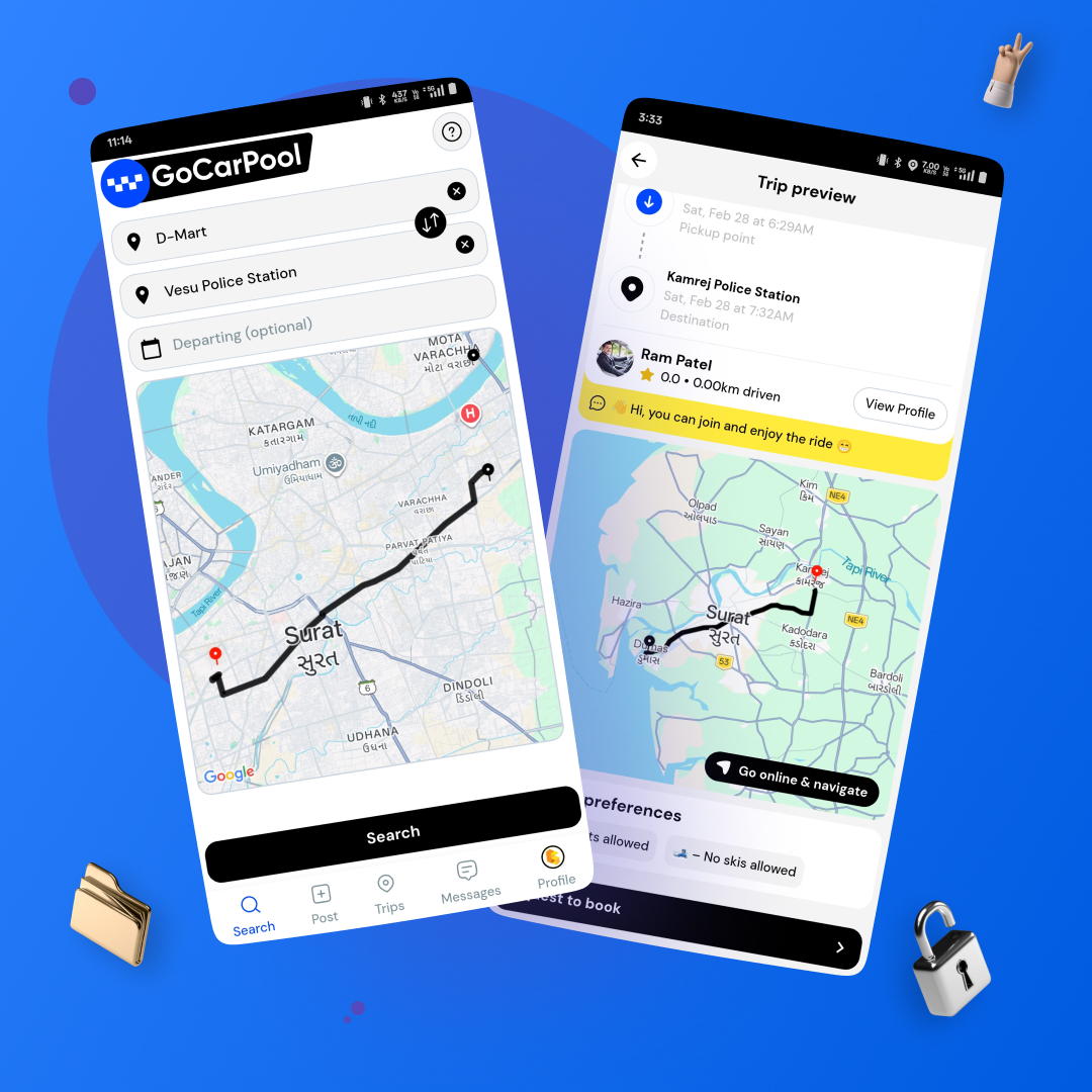 Ride sharing app solution by CSCODETECH
