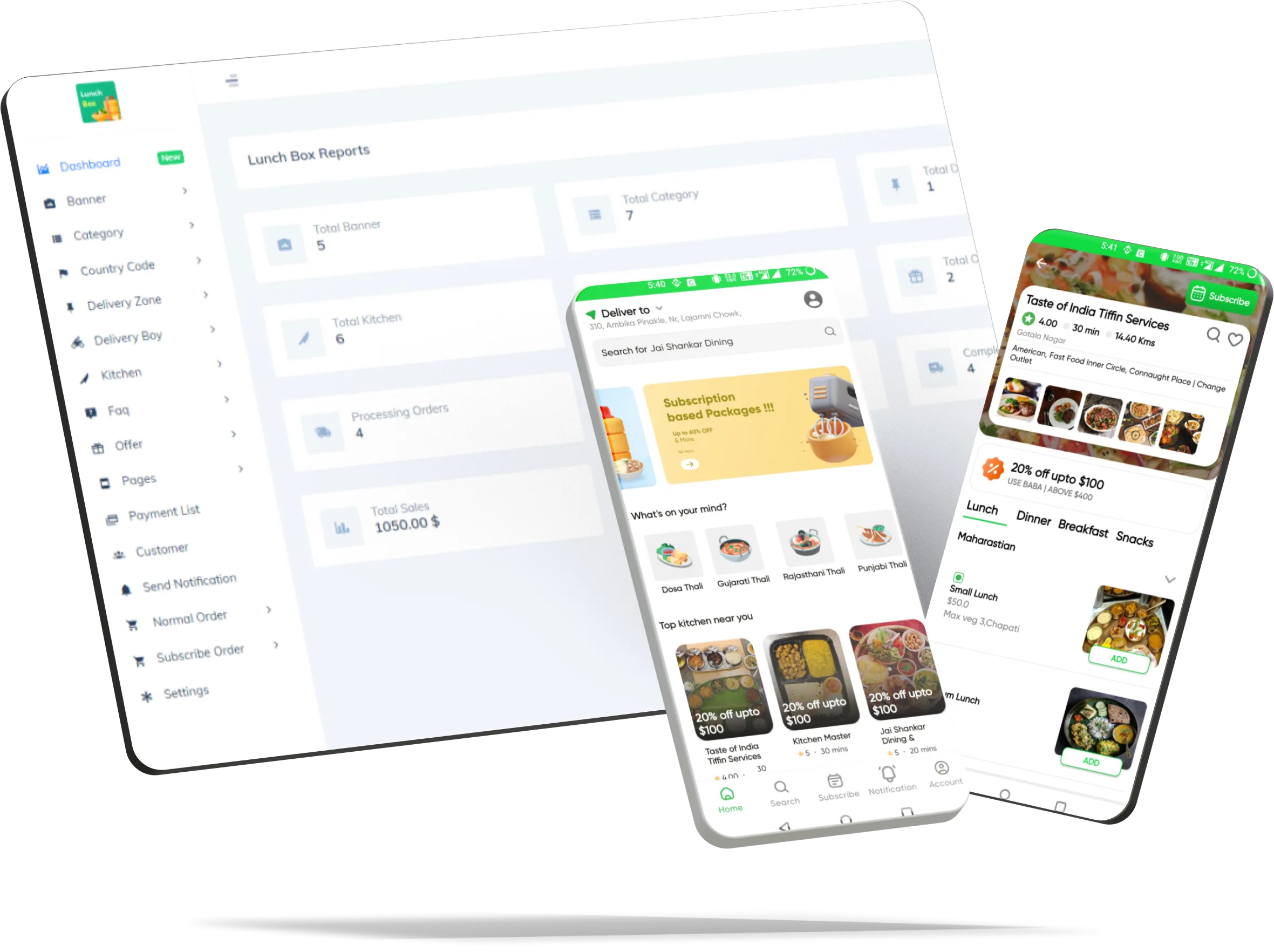 Tiffin Delivery App Development Ready In 2 Days hero preview