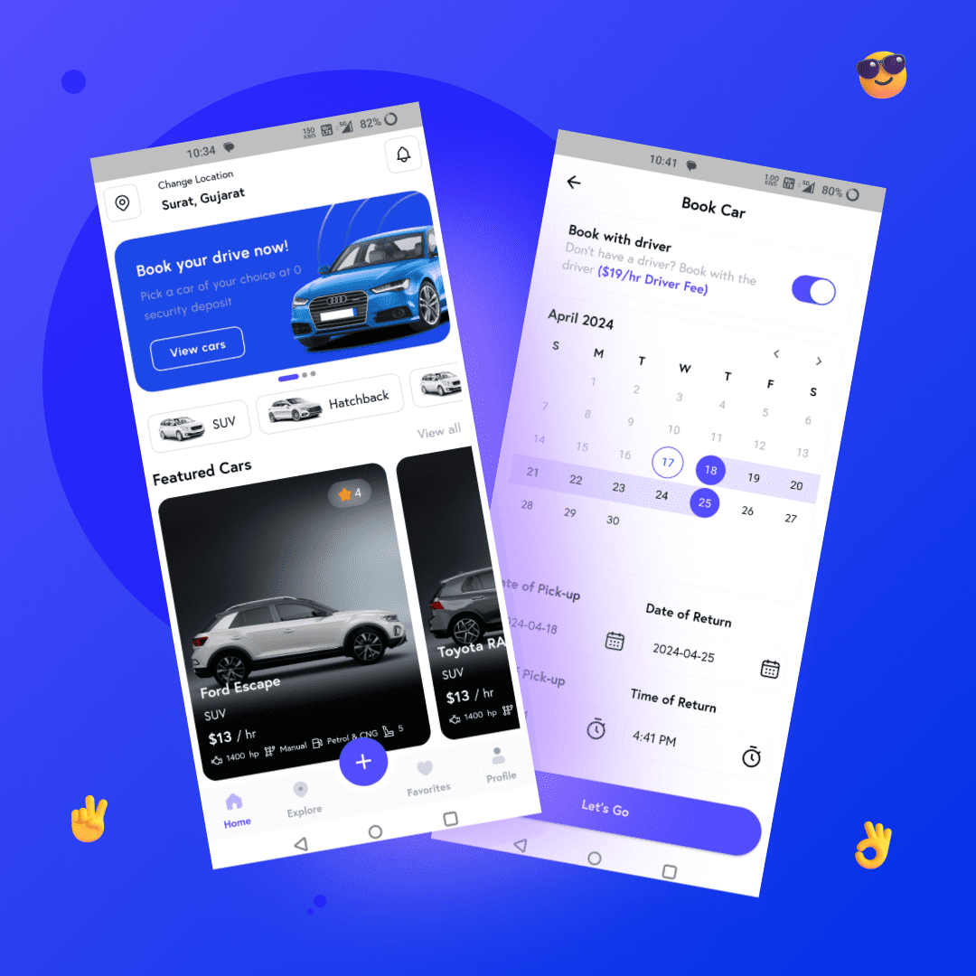 Car Rental App Development