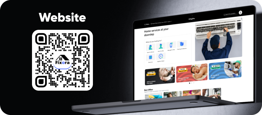Fixora – On Demand Home Services Booking App | Salon, Barber, Handyman | Multi Vendor Full Solution