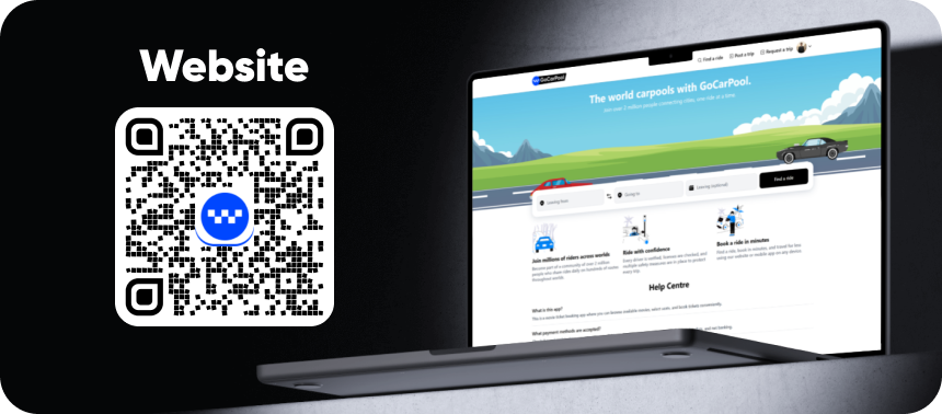 GoCarPool – Ride Sharing & Carpooling Platform | Complete Booking Solution & Trip Management System - 1