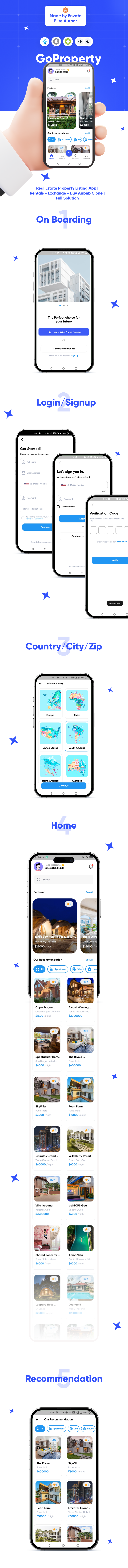 GoProperty - Real Estate Property Listing App | Rentals-Exchange-Buy | Airbnb Clone | Full Solution - 2