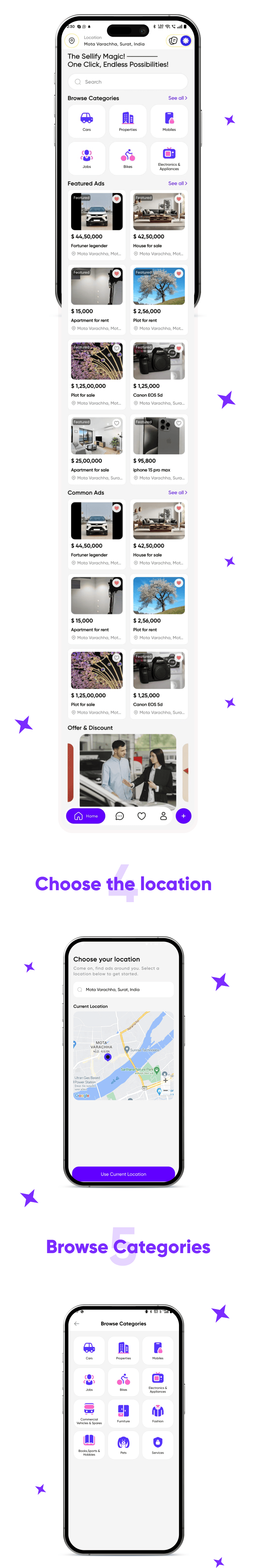 Sellify - Classified Ads App - Buy & Sell App - Classified Ads Listing Full Solution